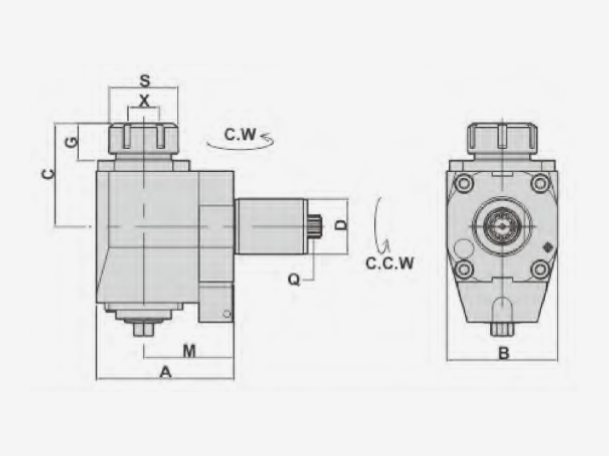 RADIAL TAPPING HEADS