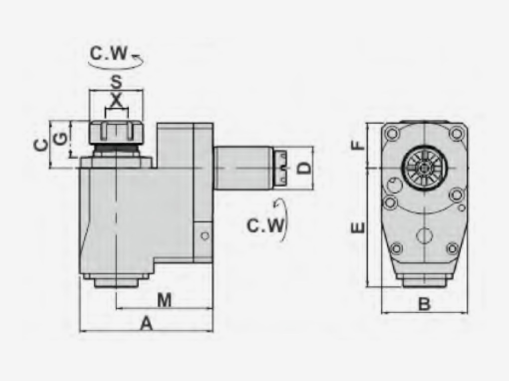 RADIAL TAPPING HEADS