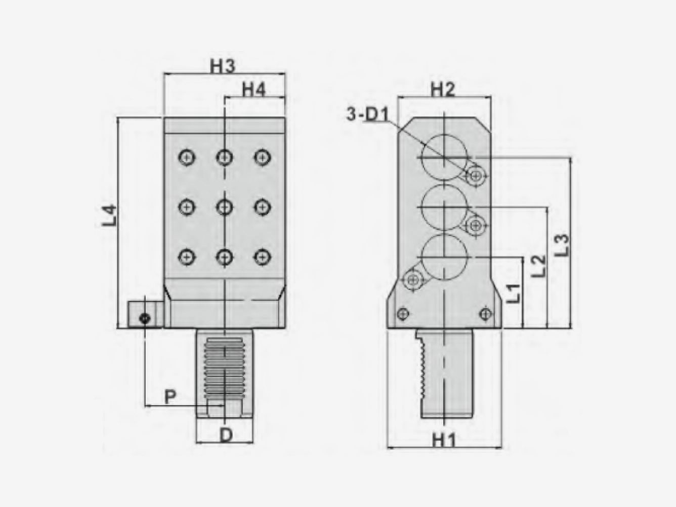AXIAL STATIC HOLDERS-T1-X3