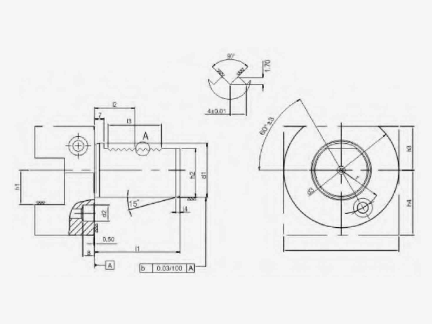 VDI DIM ENSIONAL SPECIFICATION OF SHANK