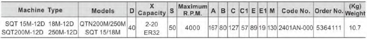 H TYPE MILLING AND DRILLING HEAD FOR MAIN SPINDLE A-03-2 (2)