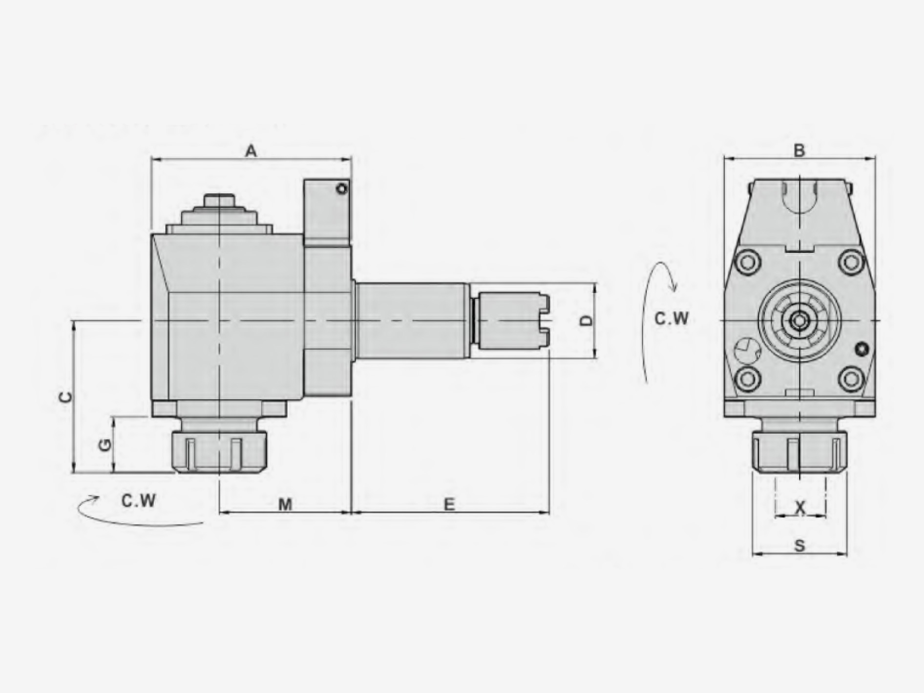 RADIAL DRILLING AND MILLING HEADS