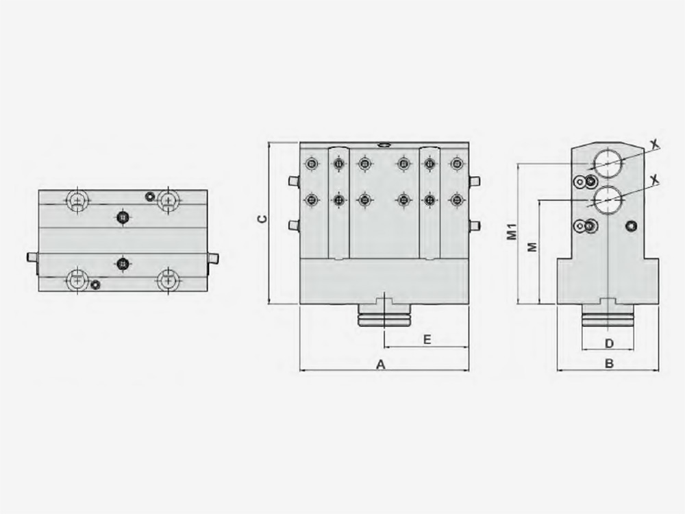 DOUBLE BORING BAR HOLDER