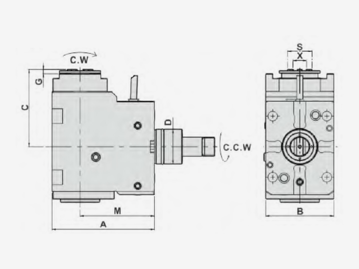 RADIAL MILLING AND DRILLING HEAD