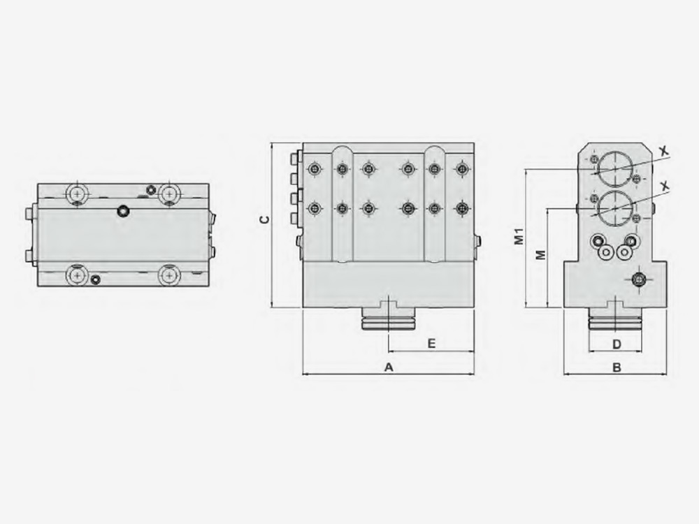 DOUBLE BORING BAR HOLDER c-15-1-2