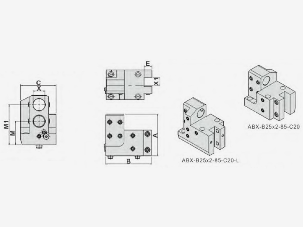 DOUBLE BORING BAR AND SINGLE TURNING HOLDER
