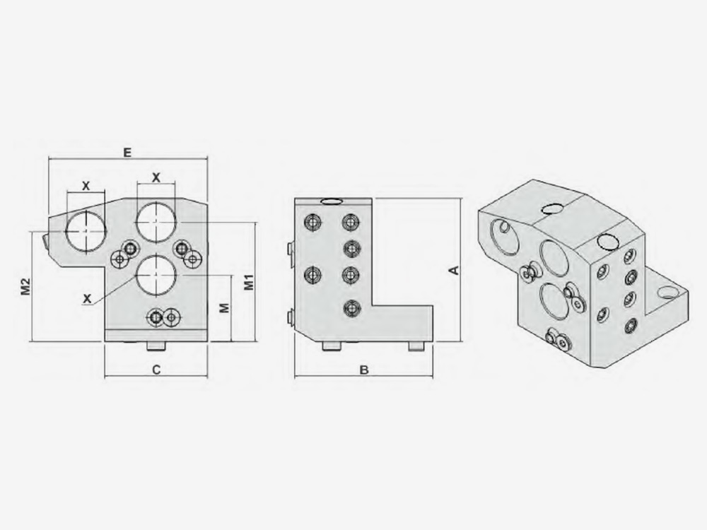 THREE POSITION BORING BAR HOLDER