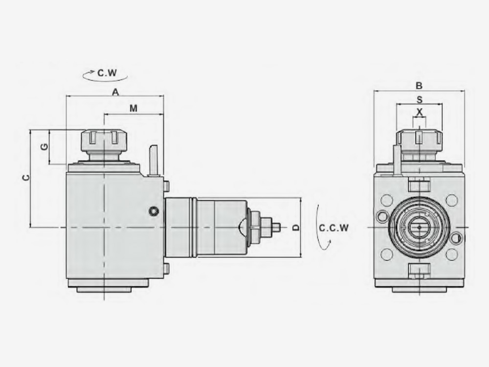 RADIAL TAPPING HEADS