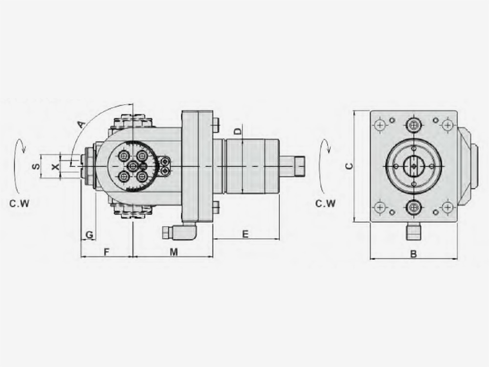 ANGULAR HEAD d-08