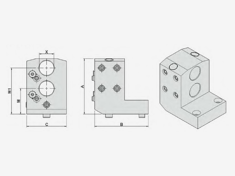 DOUBLE BORING BAR HOLDER