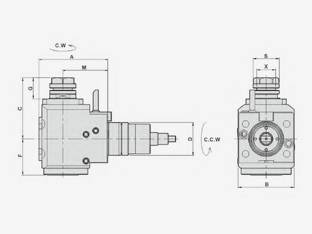 RADIAL SHELL END MILLING CUTTER