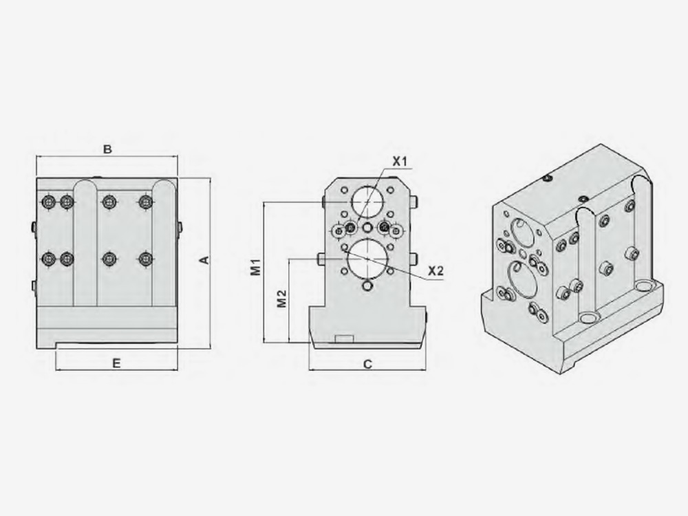 DOUBLE BORING BAR HOLDER