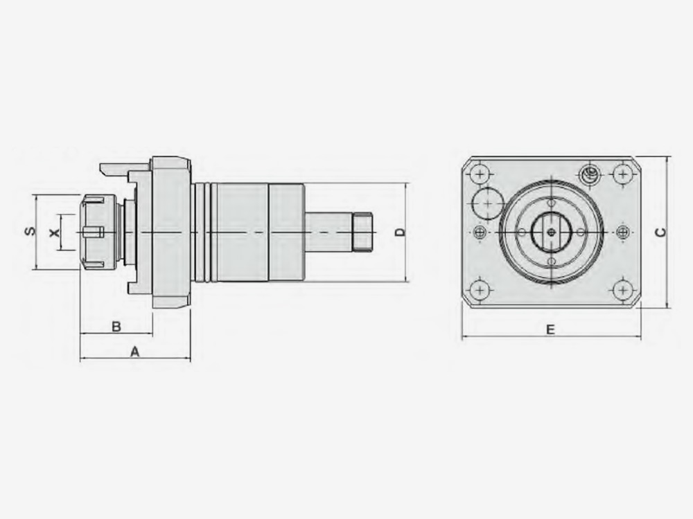 AXIAL MILLING AND RILLING HEAD