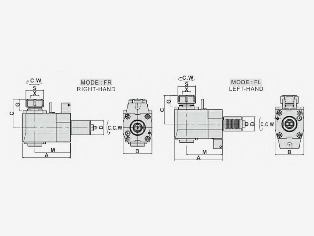 RADIAL MILLING AND DRILLING HEAD
