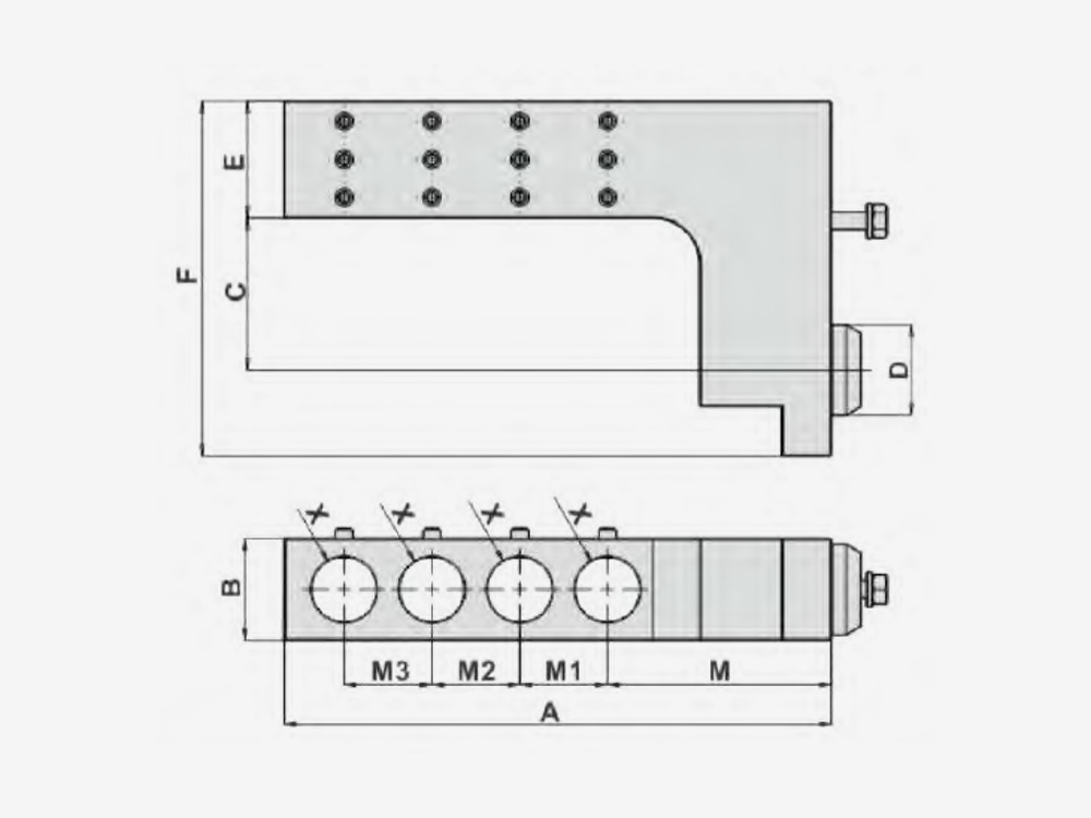 BORING BAR HOLDER Main Tool Post-End Surface Machinin