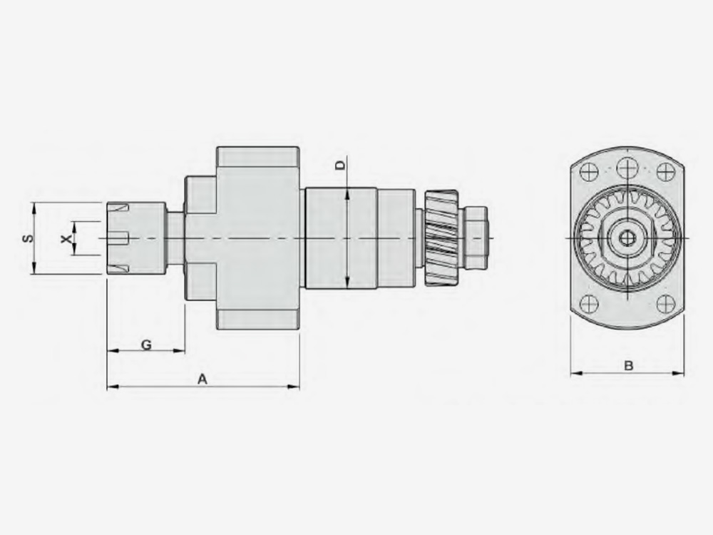 MILLING AND DRILLING HEAD Main Tool Post-Radius Machining