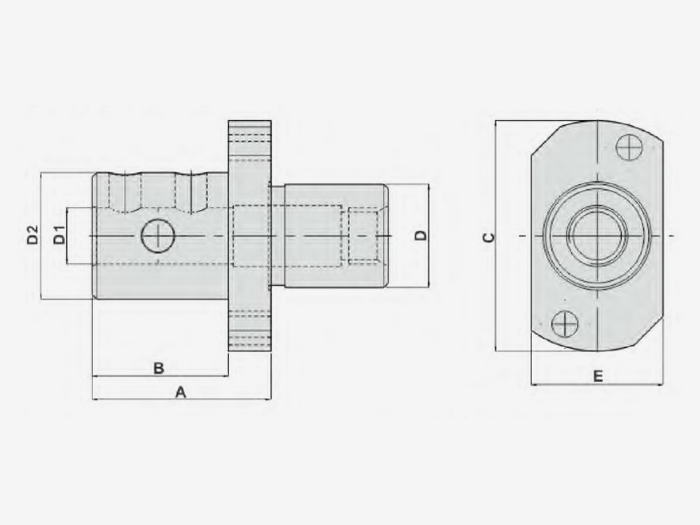 BORING BAR HOLDER Sub Tool Post-End Surface Machining