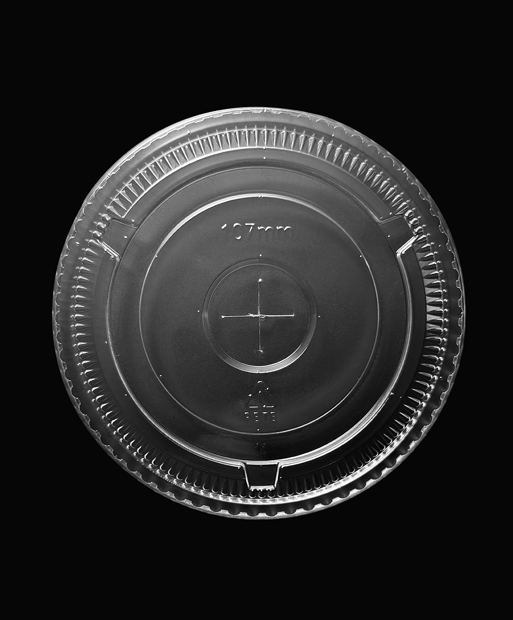 GK107/LF Flat Lid For PET 95mm Cold Cups
