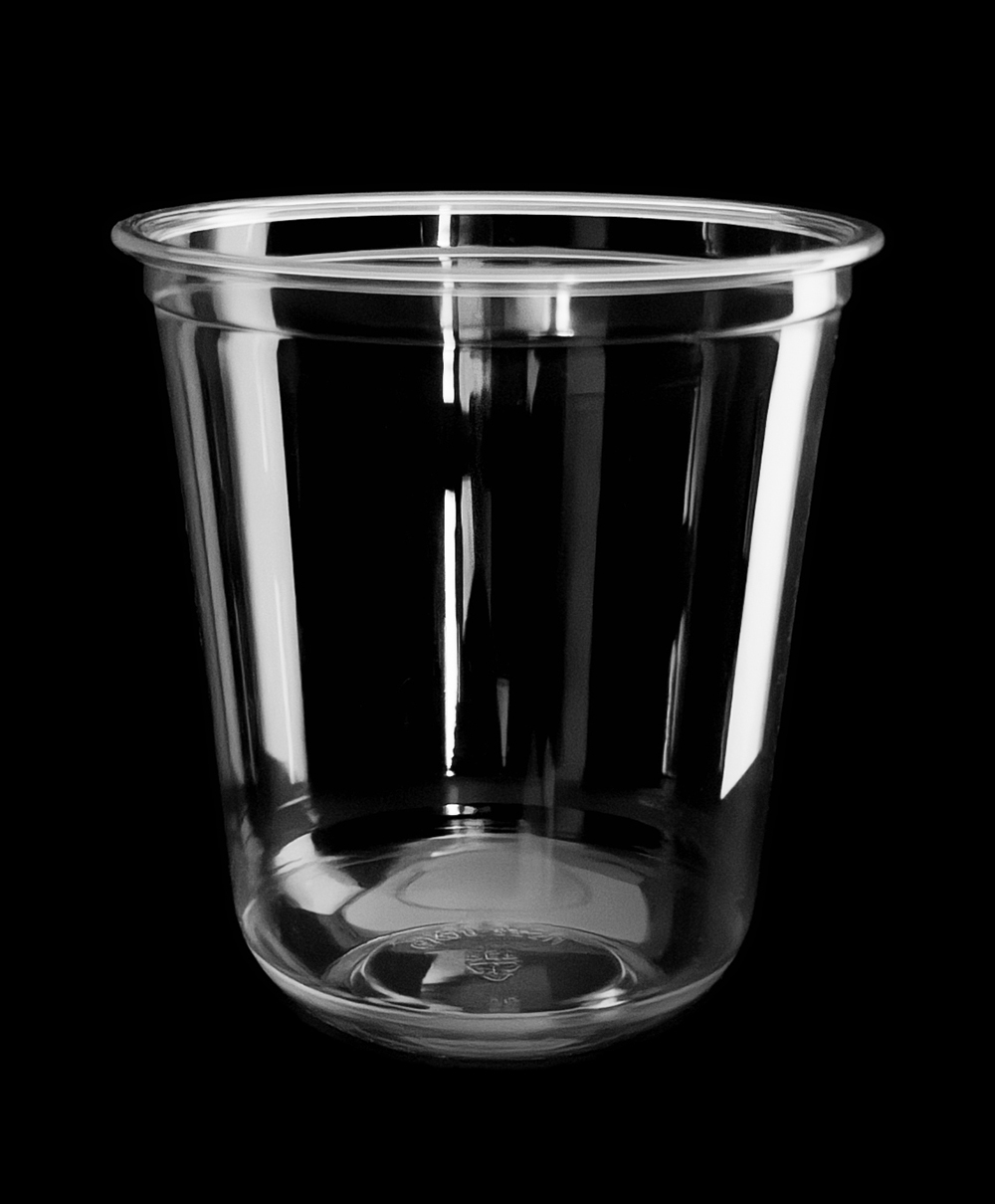 GK90/375UC U-Shaped Transparent Ice Cream Cup