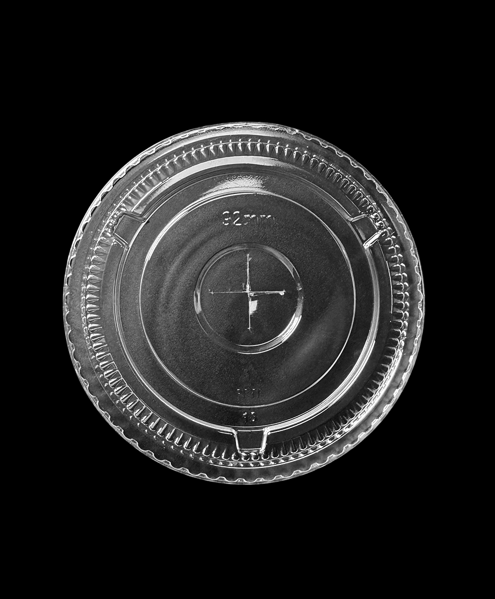 GK92/LF PET Flat Lid For Portion Cups