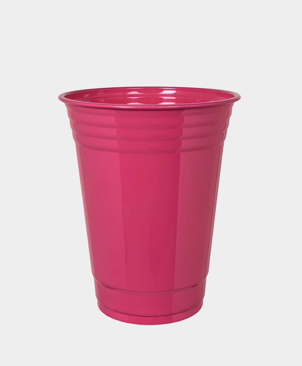 C14 PET Colorful Transparent Plastic Cup