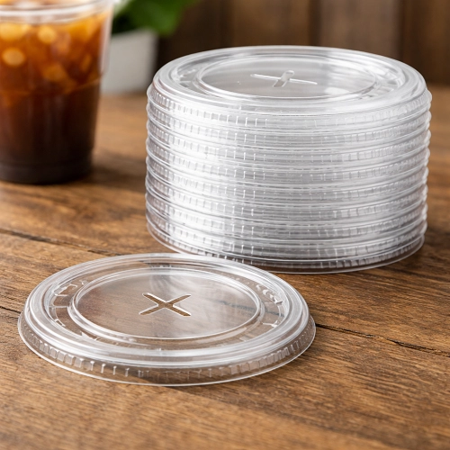 Plastic PET Flat Lids