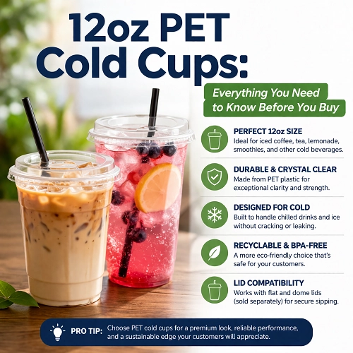 12OZ PET Cold Cups