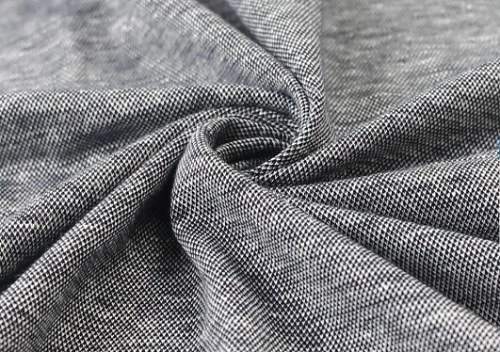 Linen cotton pique